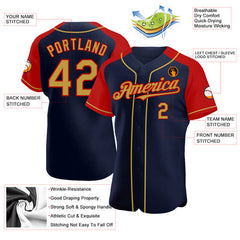 Custom Baseball Uniform with Team Name and Logo