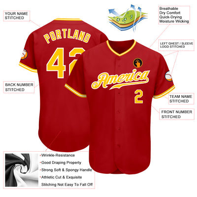 Custom Baseball Team Uniform Stitched Printed