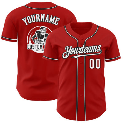 Custom Baseball Jersey Shirt Striped with Team Name and Logo