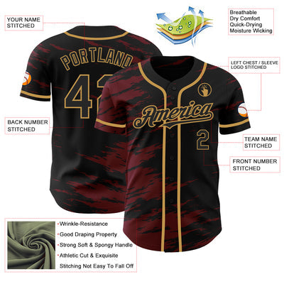 Custom Baseball Uniform Stitched Printed