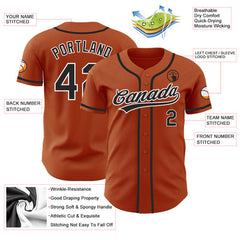 Custom Baseball Team Uniform with Personalized Team Logo for Fathers Day Gift
