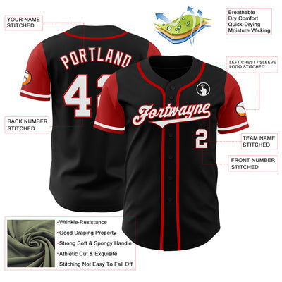 Custom Baseball Jersey with Custom Names and Numbers for College Teams