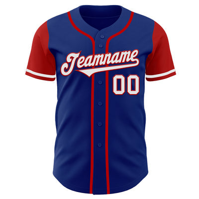 Custom Button Down Baseball Jersey Embroidered Team Logo