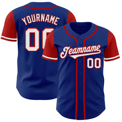 Custom Button Down Baseball Jersey Embroidered Team Logo