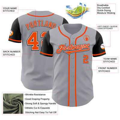 Stitched Printed Custom Baseball Shirt with Personalized Team Logo
