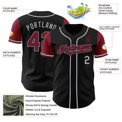 Personalized Baseball Shirt Stitched Printed Name Number