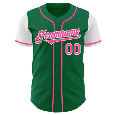 Custom Button Down Baseball Jersey with Team Logo and Number for Team Gift