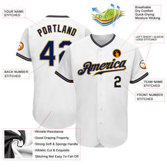 Custom Baseball Shirt with Name Number and Logo