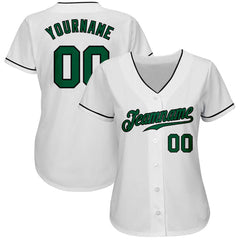 Custom Button Down Baseball Jersey with Player Name and Number