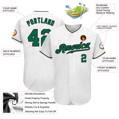 Custom Button Down Baseball Jersey with Player Name and Number