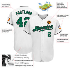 Custom Button Down Baseball Jersey with Player Name and Number