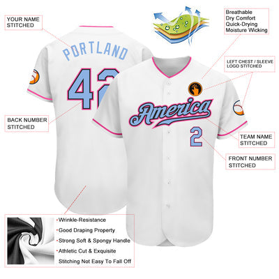 Custom Button Down Baseball Jersey Casual with Name Number and Logo