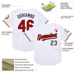 Custom Baseball Team Uniform Lightweight Stitched Printed