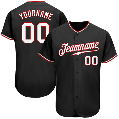 Custom Button Down Baseball Jersey Stitched Printed