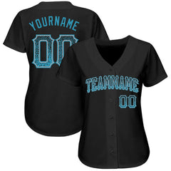Custom Button Down Baseball Jersey with Custom Names and Numbers Embroidered