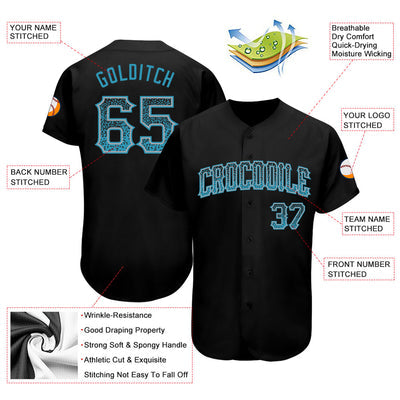 Custom Button Down Baseball Jersey with Custom Names and Numbers Embroidered