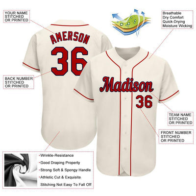 Custom Baseball Jersey Shirt with Custom Team Logo