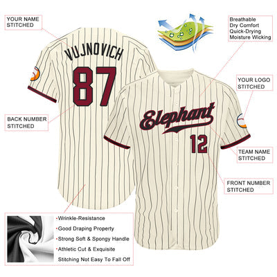 Varsity Style Custom Baseball Uniform with Name and Number