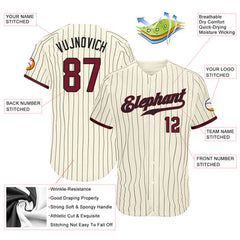 Varsity Style Custom Baseball Uniform with Name and Number