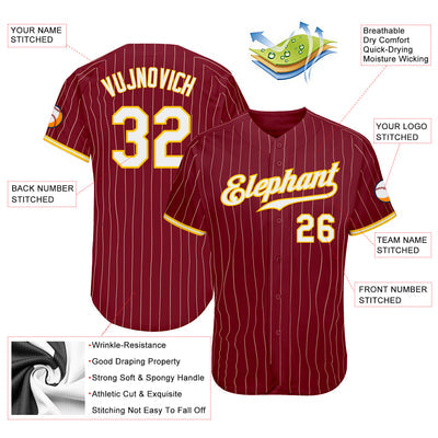 Oversized Custom Baseball Team Uniform with Personalized Name Number