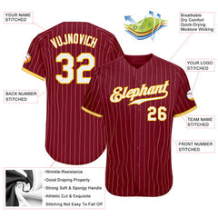 Oversized Custom Baseball Team Uniform with Personalized Name Number