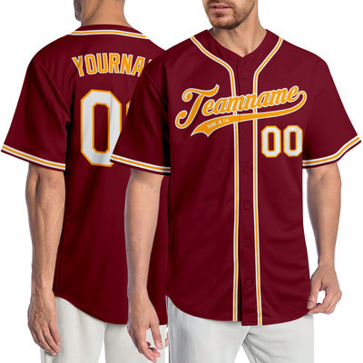 Custom Baseball Shirt with Team Logo and Number