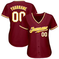 Custom Baseball Shirt with Player Name and Number for Team Captains