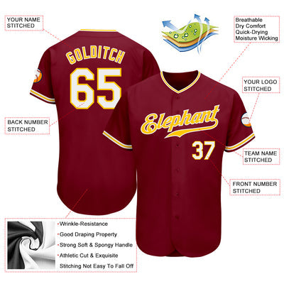 Custom Baseball Shirt with Player Name and Number for Team Captains