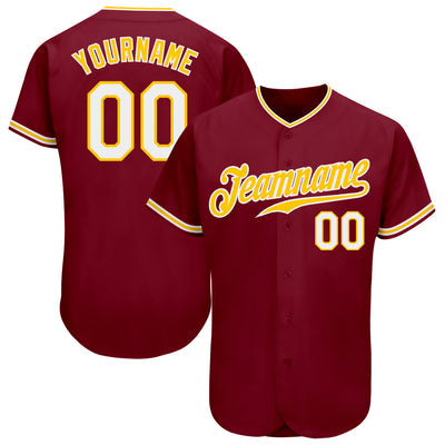 Custom Baseball Shirt with Player Name and Number for Team Captains
