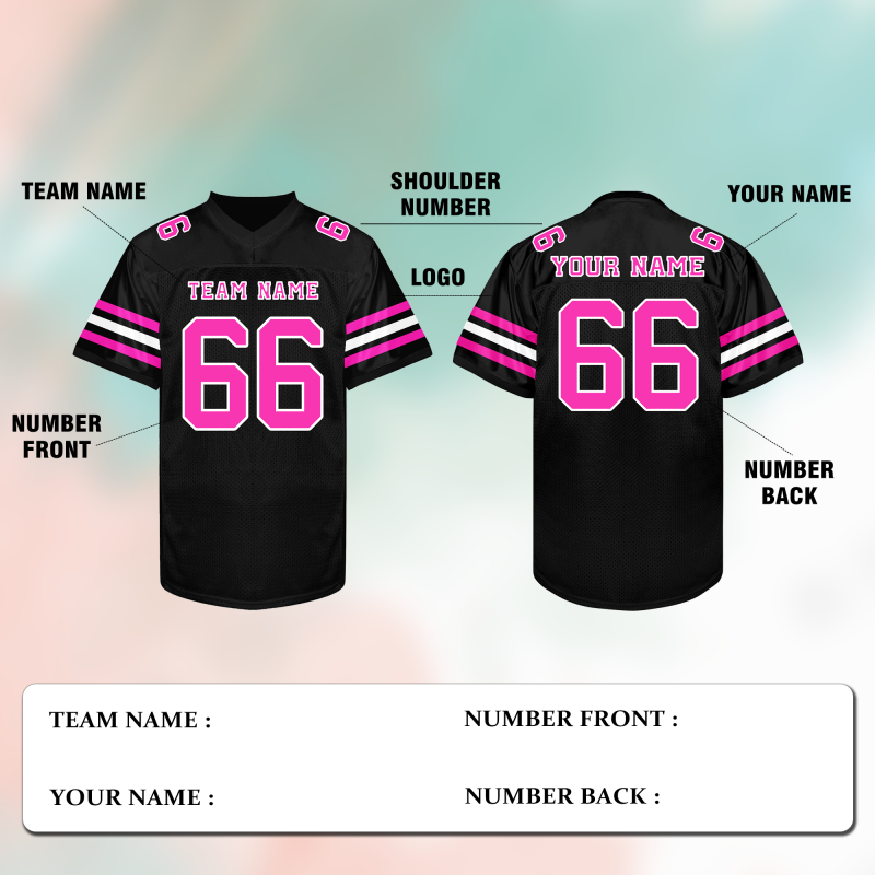 Custom American Football Jersey Fan Style Stitched Printed Custom Design