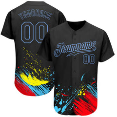Custom Button Down Baseball Jersey with Personalized Name Number for Cheer Squad