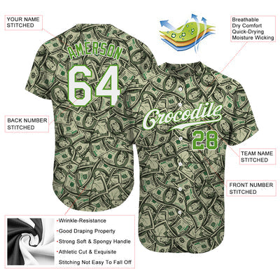 Custom Button Down Baseball Jersey for Baseball Players