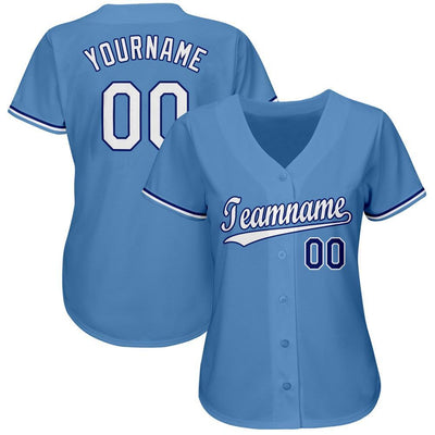 Custom Button Down Baseball Jersey Stitched Printed