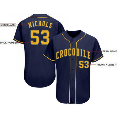 Custom Baseball Uniform with Personalized Team Logo Stitched Printed