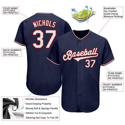 Custom Baseball Jersey Shirt with Custom Team Logo Stitched Printed