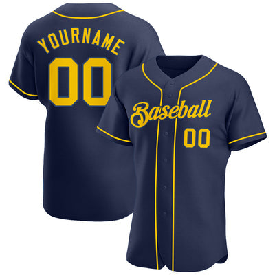 Custom Button Down Baseball Jersey Team with Name and Number