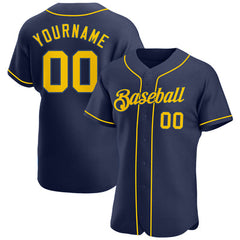 Custom Button Down Baseball Jersey Team with Name and Number