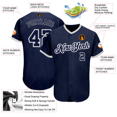Classic Custom Baseball Jersey Shirt with Name and Number