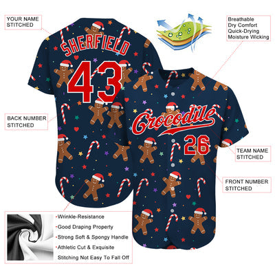 Striped Custom Baseball Jersey with Custom Text and Number