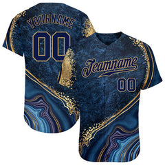 Custom Button Down Baseball Jersey with Personalized Name Number for Birthday Gift