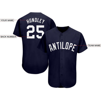 Custom Baseball Jersey Slim Fit with Team Name and Logo