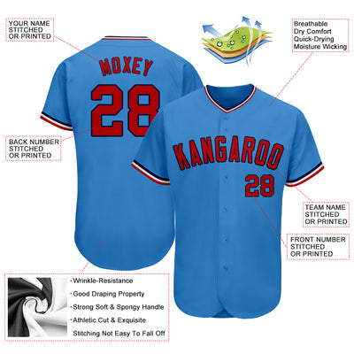 Custom Baseball Shirt with Team Name and Logo for Sports Fans