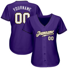 Custom Button Down Baseball Jersey Stitched Printed for Baseball Moms