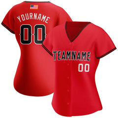 School Team Custom Baseball Jersey with Player Name and Number