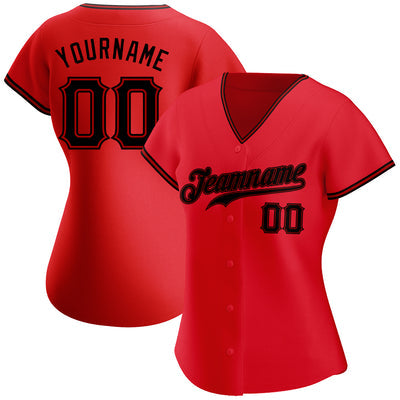 Custom Baseball Team Uniform with Custom Text and Number for Softball Team Uniform