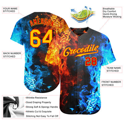 Personalized Baseball Jersey with Personalized Name Number for Team Uniform
