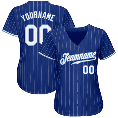 Custom Button Down Baseball Jersey with Player Name and Number Sublimated or Embroidered