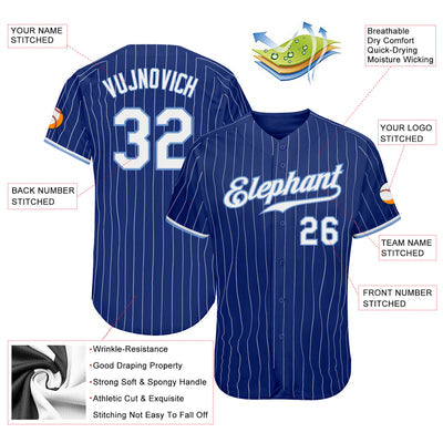 Custom Button Down Baseball Jersey with Player Name and Number Sublimated or Embroidered