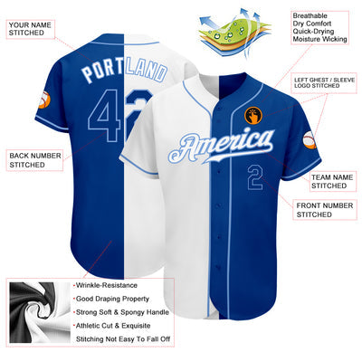 Custom Button Down Baseball Jersey Stitched Printed Name Number
