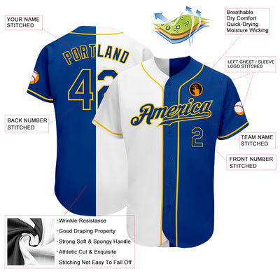 Custom Team Baseball Jersey Stitched Printed Team Logo